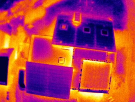 Image thermique d’un bâtiment